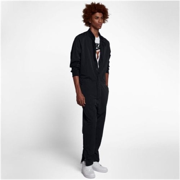 J1928 Nike Sportswear Tech Jumpsuit Mens Black - Picture 4 of 8